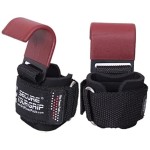 Weight Lifting Hooks Heavy Duty PRO Wrist Straps for Deadlift, Power Lifting Grips, Weightlifting Gym Gloves for Men & Women (Brown, Men-Wrist Size Large)