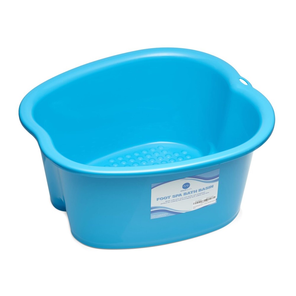 Foot Soaking Bath Basin - Large Size for Soaking Feet | Pedicure and Massager Tub for at Home Spa Treatment | Callus, Fungus, Dead Skin Remover, Blue