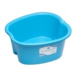 Foot Soaking Bath Basin - Large Size for Soaking Feet | Pedicure and Massager Tub for at Home Spa Treatment | Callus, Fungus, Dead Skin Remover, Blue