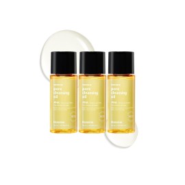 Hanskin PHA Pore Cleansing Oil Mini Set (1.01 oz x 3) - Travel Size Facial Oil Cleanser & Makeup Remover | Gentle Blackhead Care, TSA Friendly | Korean Skincare Stocking Stuffer & Gift for Women