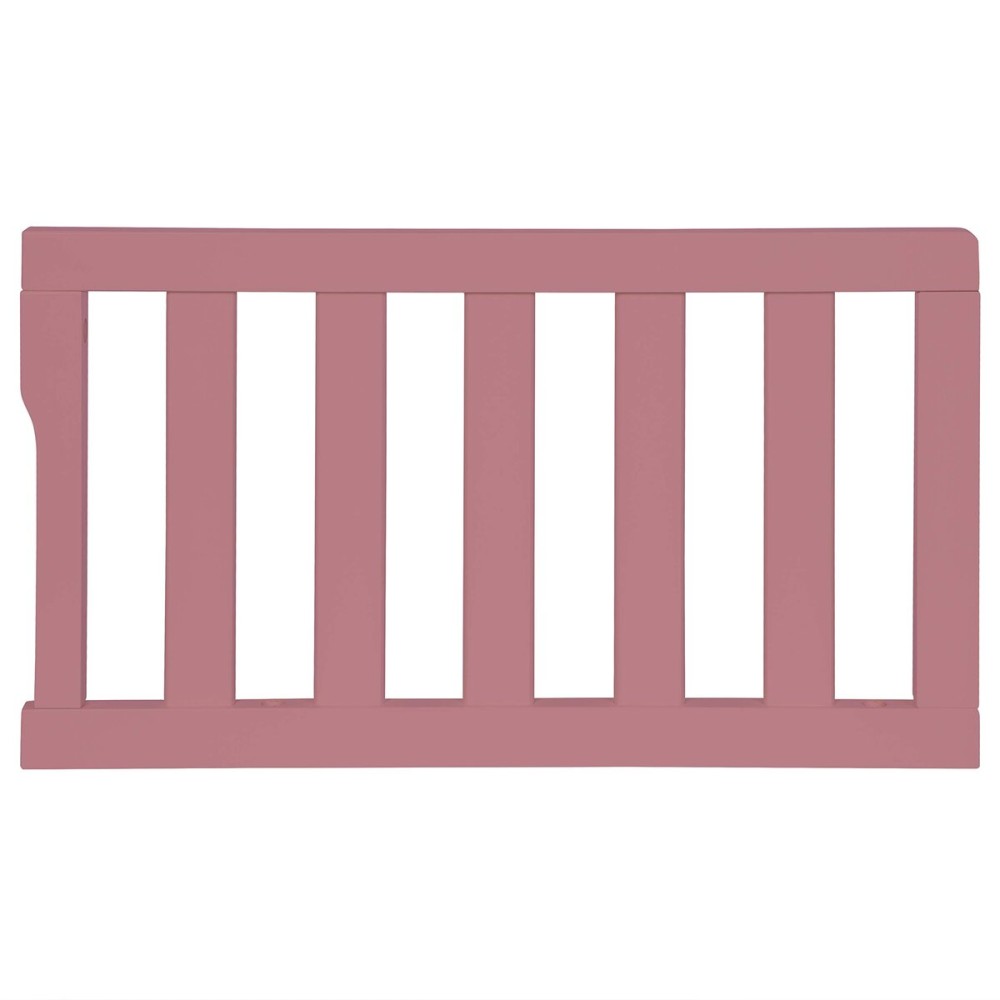 Dream On Me Universal Convertible Crib Toddler Guard Rail in Rose, Compatible with Select Cribs, Crib to Toddler Bed Conversion, Easily Attachable
