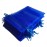 Pimuza Pack of 100 5x7 inch Gift Wrap Bags Royal Blue, Organza Sheer Fabric Sturdy Material, Drawstring Organizer for Baby Shower Favor, Celebration, Church, Rose Petals, Cosmetic, Ring, Earring,Watch