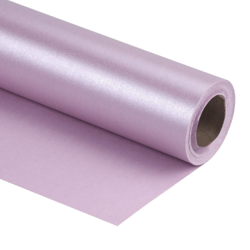 RUSPEPA Purple Matte Wrapping Paper - 81.5 Sq Ft - Solid Color Pearly - Lustre Paper Perfect for Wedding,Birthday,Christmas,Baby Shower - 30 inches x 32.8 feet