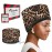 VICARKO Hair Steamer Thermal Heat Cap Deep Conditioning Natural Black Hair Scalp Treatment Spa Hot Head Care Electric for Home Use Animal Print
