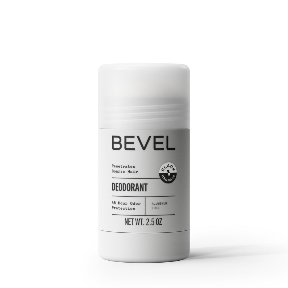 Bevel Deodorant for Men with Coconut Oil and Shea Butter, Aluminum Free, No Streaks, 48 Hour Odor Protection, 2.5 Oz