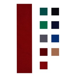 Accuplay 20 oz Pre Cut Pool Table Felt - Billiard Cloth Red for 7\' Table