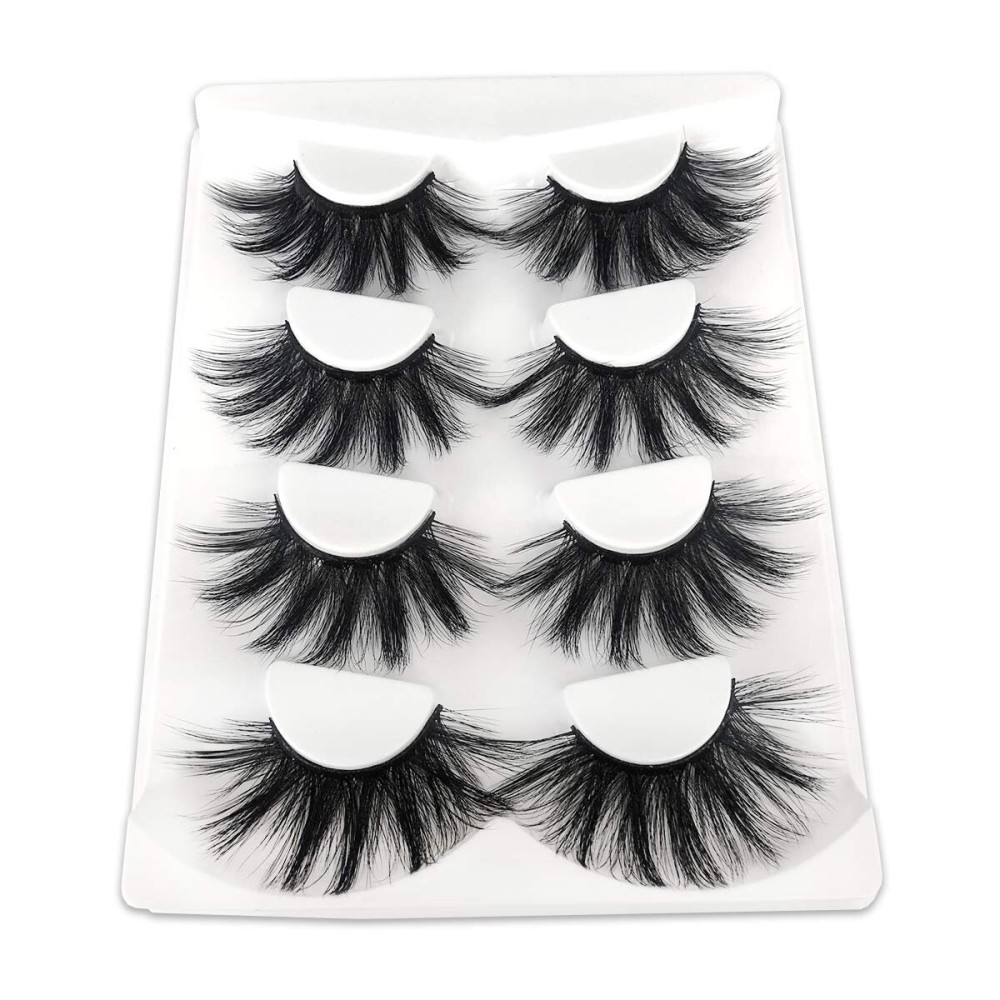 Mikiwi 25mm Faux Mink Lashes, 25mm Lashes, 6D Faux mink lashes, Faux Mink Eyelashes, Dramatic Lashes, Faux Mink Eyelashes (6D4-01)