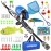 ODDSPRO Kids Fishing Pole - Kids Fishing Starter Kit - with Tackle Box, Reel, Practice Plug, Beginner\'s Guide and Travel Bag for Boys, Girls