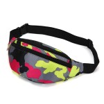 Fanny Pack for Men & Women, Fashion Waterproof Waist Packs with Adjustable Belt, Casual Bag Bum Bags for Travel Sports Running.(Camo Yellow)
