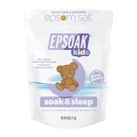 Epsoak Kids 5 lb. Bulk Bag Lavender Soak & Sleep Epsom Salt - San Francisco Salt Company