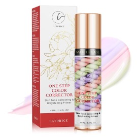 One Step Color Corrector, Isolation Cream, Makeup Primer Skin Tone Correcting and Brightening Primer, Oil Control Moisturizing, Latorice