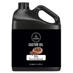 Naturevibe Botanicals Castor Oil 32 Ounces | 100% Pure and Natural | Great for Skin Care and Hair Care | Hexane Free Unrefined Oil for Enhanced Eyebrows and Eyelashes 32 Fl Oz | 946ml