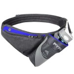 PYFK Running Belt Hydration Waist Pack with Water Bottle Holder for Men Women Waist Pouch Fanny Bag Reflective (Blue)