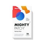 Mighty Patch Variety Pack from Hero Cosmetics - Hydrocolloid Acne Pimple Patches for Covering Zits and Blemishes, Spot Stickers for Face and Skin, Korean Skin Care, 26 ct