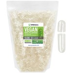 XPRS Nutra Size 0 Empty Capsules - 5000 Count Clear Empty Vegan Capsules - Vegetarian Pills - DIY Vegetable Capsule Filling - Veggie Pill Caps for Do-It-Yourself Supplements