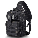 HAOMUK Tactical Sling Bag Pack Military Rover Shoulder Sling Backpack EDC Molle Assault Range Bag