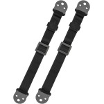 PERLESMITH TV Anti-tip Straps for TV, Screen and Furniture - Heavy Duty Dual Safety Straps with Metal Plate for Child Protection-Adjustable Earthquake Resistant Straps Secure Safety (PSAS1)