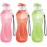 MILTON Water Bottle Kids Reusable Leakproof 12 Oz Plastic Wide Mouth Large Big Drink Bottle BPA & Leak Free with Handle Strap Carrier for Cycling Camping Hiking Gym Yoga - Bright Colors 3 pack