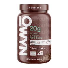 OWYN Only What You Need Dairy Free Protein Powder with 20g Protein, Probiotics, Superfoods Greens, Pea, Chia and Pumpkin Seed Blend (Chocolate, 2.2 Pound - Pack of 1)