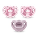 NUK Comfy Orthodontic Pacifiers, 0-6 Months, 3 count (Pack of 1)