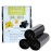 Jaoul Trash Bags 4 Gallon, Small Garbage Bags, Strong & Unscented Trash Bags for Kitchen, Bathroom, Office, Restroom, Car, Black, 60 Counts