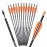 Carbon Crossbow Bolts 18 Inch Hunting Archery Arrows with 4 Vanes Replaced Arrowhead Tip (Pack of 12)