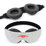 Manta Slim Sleep Mask - Ultra-Light Blackout Eye Mask with Adjustable Eye Cups, Soft Strap for Comfortable Sleep, Minimalist Design for Better Rest