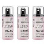 Catrice | Prime & Fine Illuminating Dewy Glow Spray | Transparent and Fast Drying Fixing Spray| Paraben Free & Vegan | Cruelty Free (Pack of 3)