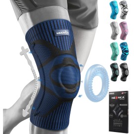 NEENCA Knee Braces for Knee Pain Relief, Compression Knee Sleeves with Patella Gel Pad & Side Stabilizers, Knee Support for Weightlifting, Running, Workout, Arthritis, Meniscus Tear, Men Women. ACE-53