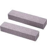 Chinco 2 Packs Pumice Stick for Cheaning, Pumice Scouring Stone Pad Removing Stain Grime Without Leaving Scratches for Kitchen Oven Stove Home Bathroom Toilet Pool House Cleaning Supplies