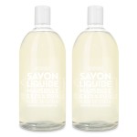 Compagnie de Provence Savon de Marseille Extra Pure Liquid Soap - Cotton Flower - Bulk 67.6 Fl Oz Plastic Bottle Refill