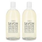 Compagnie de Provence Savon de Marseille Extra Pure Liquid Soap - Olive Wood - Bulk 67.6 Fl Oz Plastic Bottle Refill