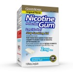 Good Sense Nicotine Polacrilex Uncoated Gum 2 mg, White Original, 110 Count