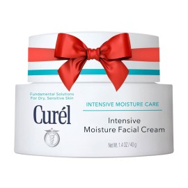 Curel Japanese Skin Care Intensive Face Moisturizer Cream, Hydrating Face Lotion for Dry to Very Dry Sensitive Skin, Anti-Aging, Fragrance-Free, Anti-Wrinkle Japanese Skin Care, 1.4 Oz