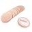 10pcs Powder Puff Cotton Cosmetic Face Makeup Powder Puffs Pads with Ribbon for Loose and Foundation 2.36 inch. (Beige)
