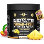 HRDWRK Electrolytes Powder with Magnesium, Potassium - Sugar Free Electrolytes Boost Endurance and Reduce Fatigue with This Electrolytes Supplement - Maximum Hydration - Keto Friendly