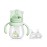 POTATO Glass Baby Bottles, Anti-Colic Breastfeeding Bottles with Medium Flow Nipple, Suitable for Babies 3-6 Months, 2 Replaceable Nipples, 6 oz, Green