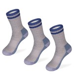 MERIWOOL Merino Wool Kids Hiking Socks for Children 3 Pairs