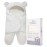 Jam Naturals-Cute Bear Organic Newborn Swaddle Wrap- Gender Neutral Soft Baby Blanket (White, 3-6m)
