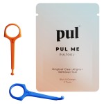 PUL Pack of 2 Reusable Clear Aligner Removal Tool - Compatible with Invisalign, Removable Braces, Retainers & Trays - Easy-to-Use Device Remover, Dental & Oral Hygiene Care Product - Blue, Orange