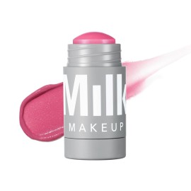 Milk Makeup Lip + Cheek Stick - Buildable Cream Blush + Lip Color w/Hydrating Mango Butter + Avocado Oil for a Natural Flush - Long-Lasting, Multiuse, Vegan Formula - Rally (Shimmery Mauve), 0.21 oz