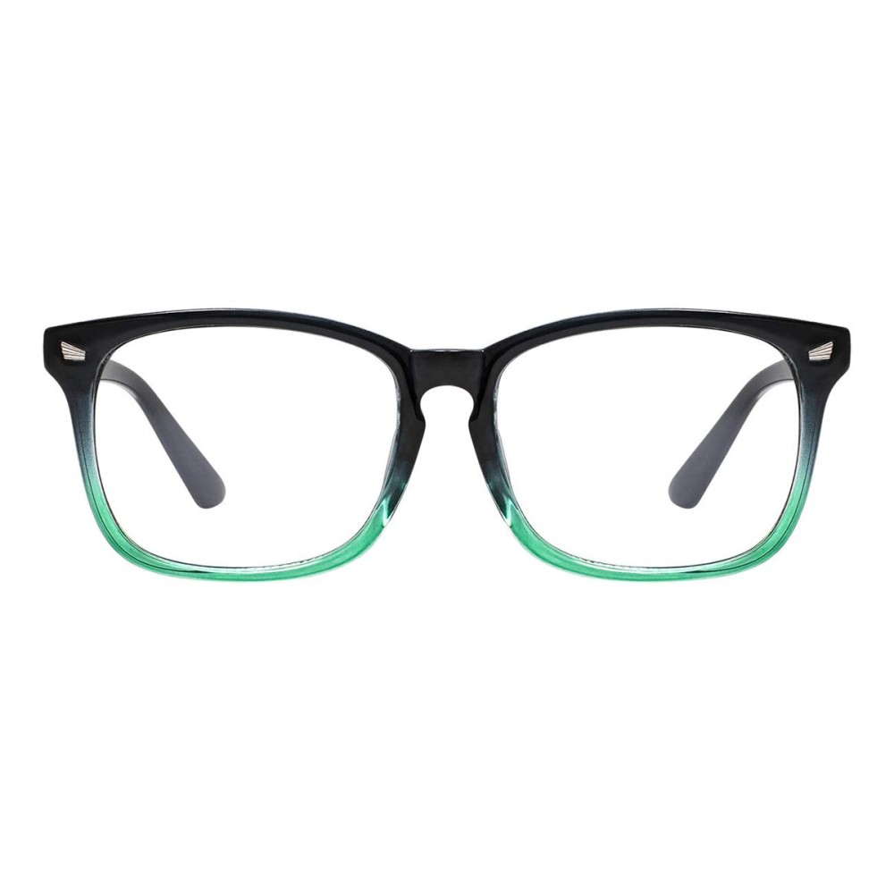 MAXJULI Blue Light Blocking Glasses,Computer Reading/Gaming/TV/Phones Glasses for Women Men(Blue Gradient Green)