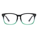 MAXJULI Blue Light Blocking Glasses,Computer Reading/Gaming/TV/Phones Glasses for Women Men(Blue Gradient Green)