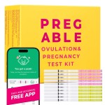 PREGABLE Combo Kit: 50 Ovulation Tests & 20 Pregnancy Tests, Free Tracker app, SmileReader, OPKs, HPTs (50LH + 20HCG (Pack of 1))