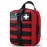 TANSOLE TAN SOLE Molle Pouch ifak First aid kit Bag Empty Trauma Medical Tear away Pouches for Belt Backpack Vest Car Molly Med Pouch 600D nylon Small Tactical pouch (RED)