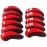Craftsman Golf 11pcs/Set Neoprene Iron Headcover Set with Large No. for All Brands Callaway,Ping,Taylormade,Cobra Etc. (Black & Red)