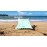 Neso Portable Beach Tent Sun Shelter with Sand Anchor - Lightweight Beach Shade Canopy - Easy Setup for Family Outings - Patented Reinforced Corners - UPF 50+ Sun Protection - 7 x 7ft - Mint Tie Dye