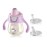 POTATO Sippy Cups For Toddlers with Straw Spill Proof, PPSU Learner Cup with Handle for Girl, Water Bottle for Baby 6 Months with 2 Type of Spout, 6 Ounce Pink