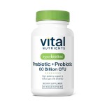 Hyperbiotics Vital Nutrients Prebiotic and Probiotic for Women and Men | 60 Billion CFU | Pre and Probiotics Supports Digestive Health, Constipation, Diarrhea, Gas & Bloating | 60 Vegan Capsules
