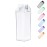 Jinberry 500ml/17Oz Cute Clear Milk Carton Water Bottle Portable Drinkware for Outdoor Climbing Tour or Camping
